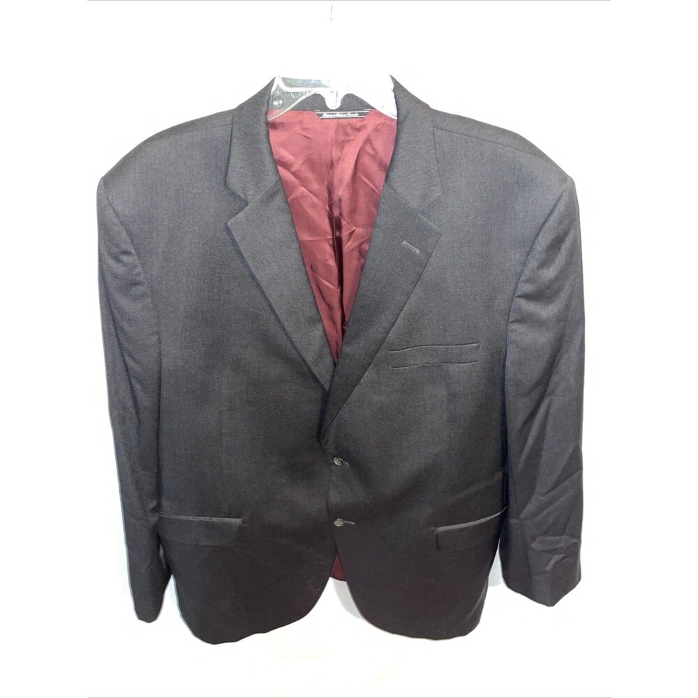 Jack Victor Ing Loro Piana 120’s Blazer Size 48L Black Wool Rothman’s New York